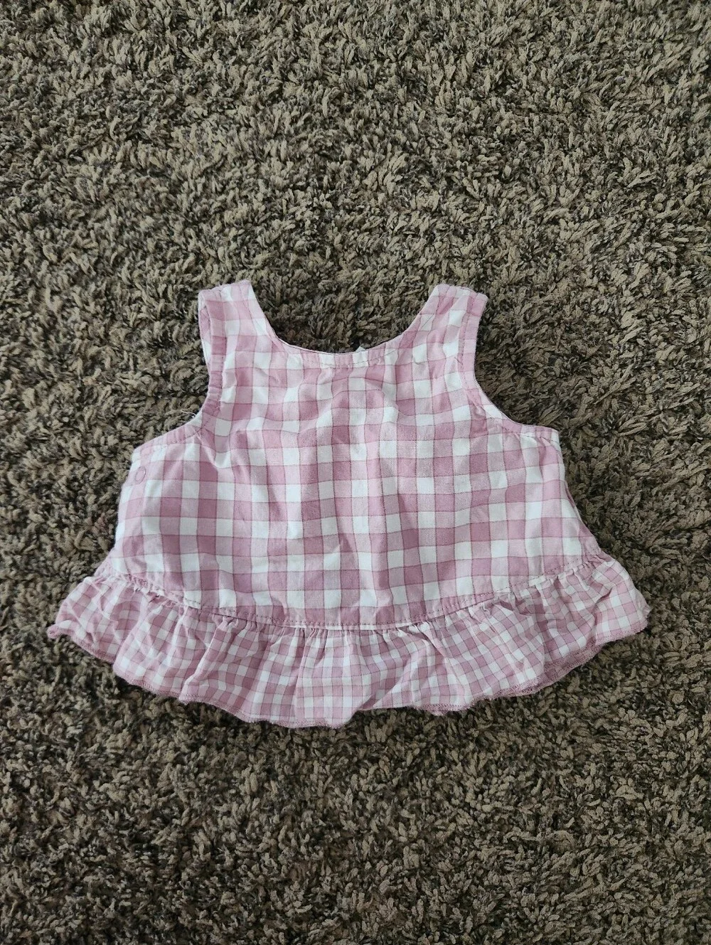 Carter's Purple Gingham Top